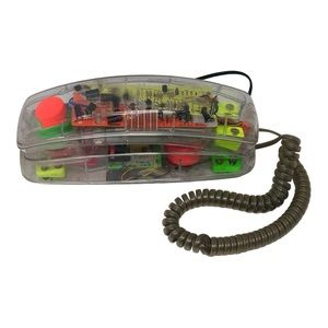 Clear Transparent Neon 80s/90s Vintage Baby Sitters Club Style Phone